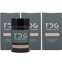 75g - The daily <br><font color="#D1A827">6 months supply</font><!-- The Daily Groom Hair Fibres --><br><strong>FREE Delivery</strong>
