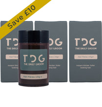 75g - The daily <br><font color="#D1A827">6 months supply</font><!-- The Daily Groom Hair Fibres --><br><strong>FREE Delivery</strong>